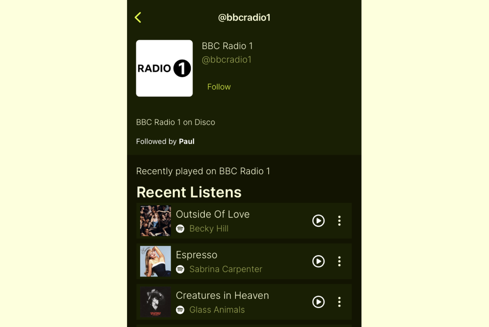 Follow people with great taste