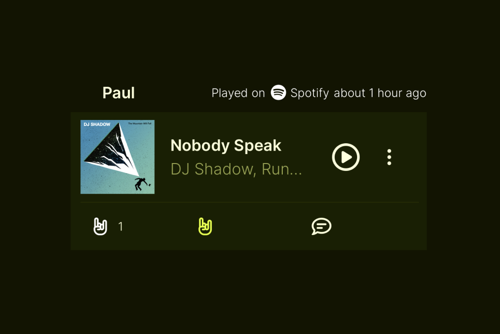 Interact with your friends